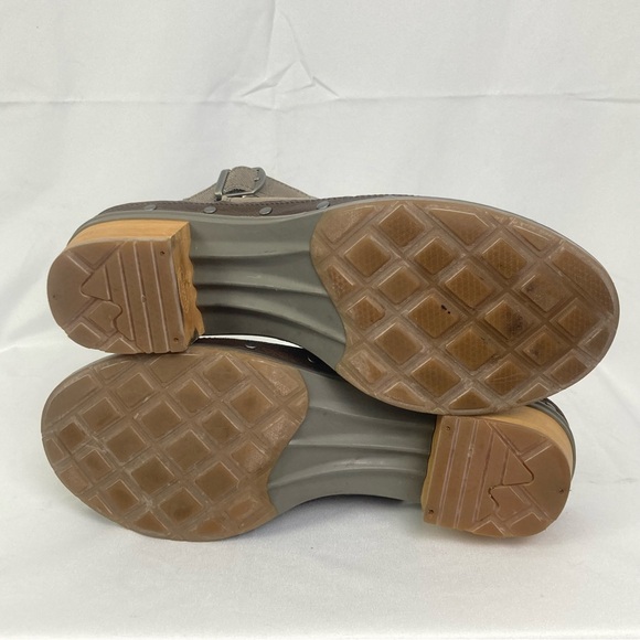 Chaco Cataluna Clog Womens Taupe Leather 8.5 Strap Boot Comfort Boho Western EUC - Picture 5 of 10